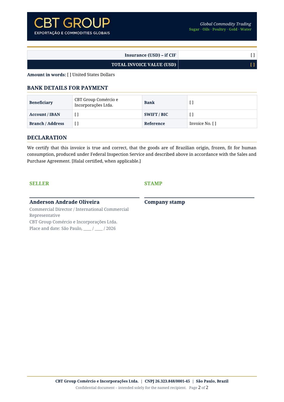 Invoice CBT Group — página 2 de 2